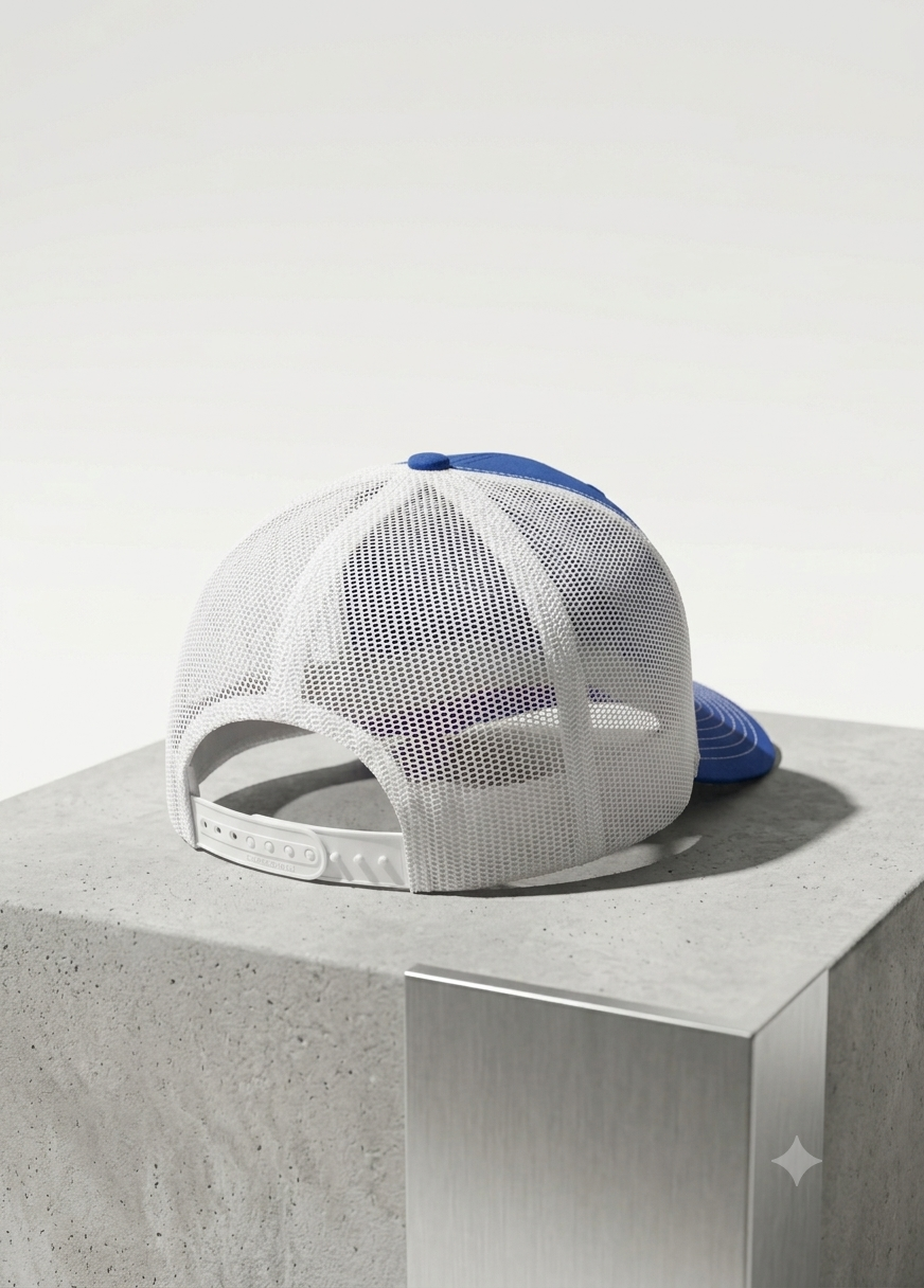 E4 Trucker Hat - Royal Blue & Yellow (2026)
