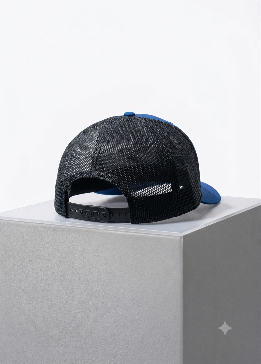 E4 Trucker Hat - Royal Blue & Black/Pink (2026)