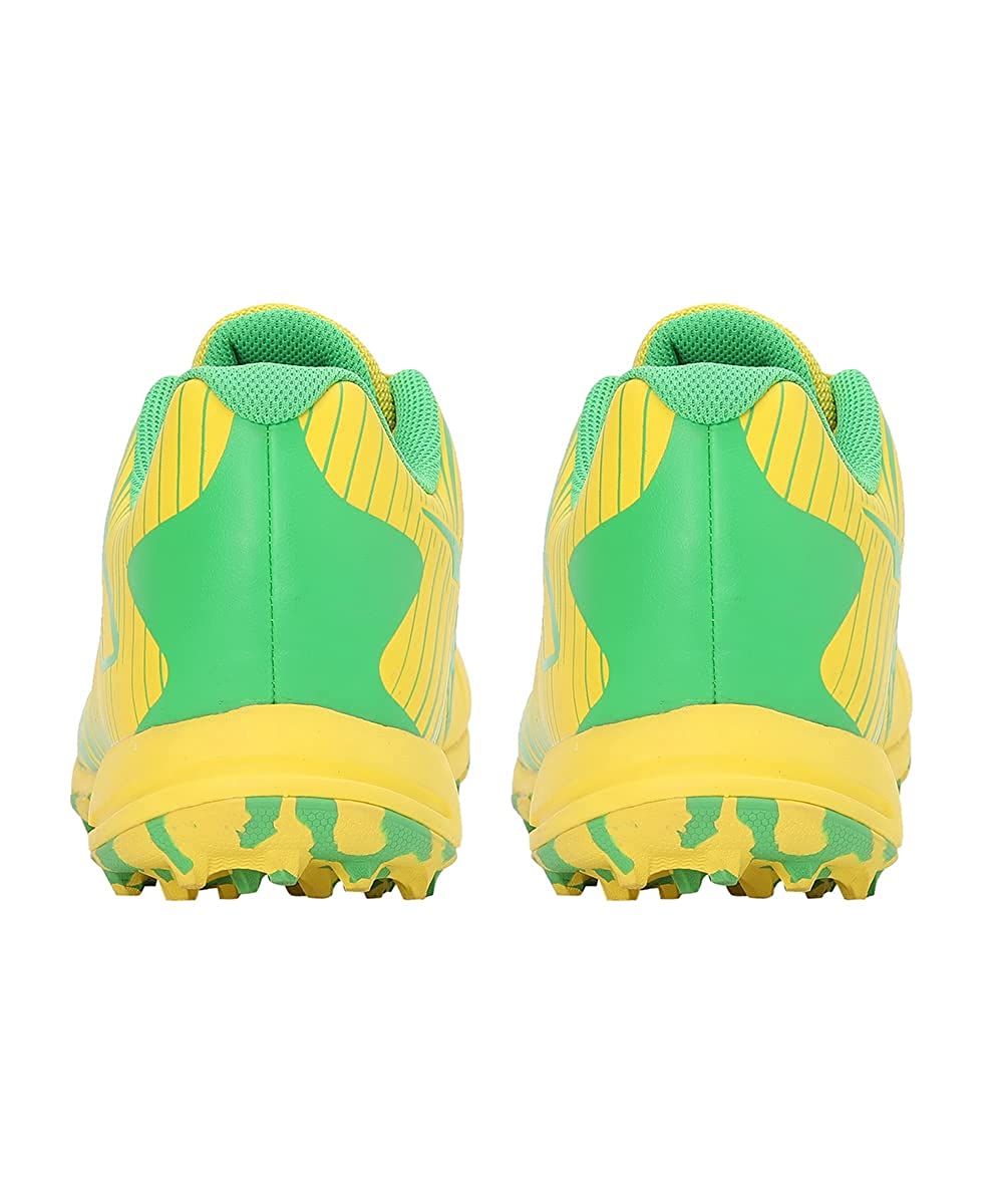 PUMA 22 FH RUBBER CRICKET SHOES -  Vibrant Yellow Puma Green