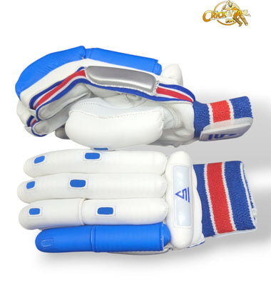 Versant Goat Series Batting Gloves - 2025 (White, Red, & Blue)