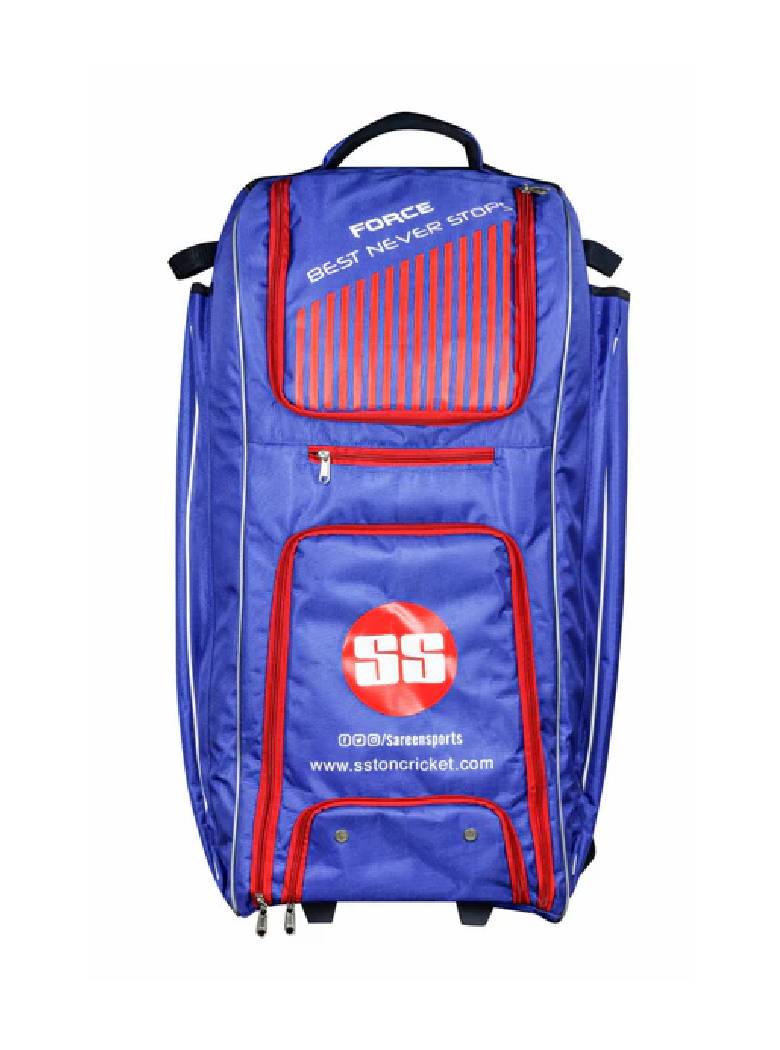 SS Force Trolley Wheelie Duffle Cricket Bag - (4 colors available)