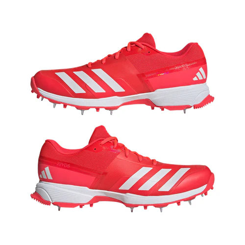 Adidas 22YDS Lucid Red Zero Cricket Shoes - 2025