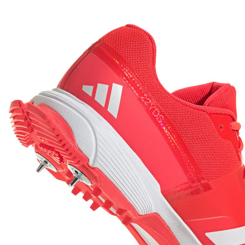 Adidas 22YDS Lucid Red Zero Cricket Shoes CricketZoneUSA Adidas 22YDS Lucid Red Zero Cricket Shoes CricketZoneUSA