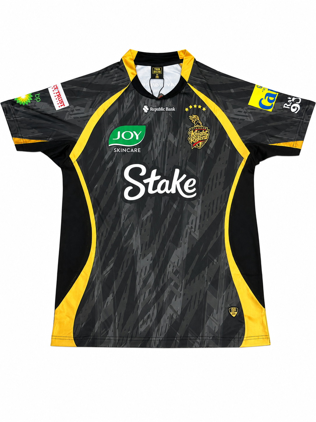 2026 Official Trinbago Knight Riders Practice Jersey By TKR  - Short Sleeve