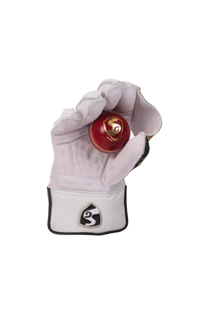 SG HiLite White Wicket Keeping Gloves - 2025