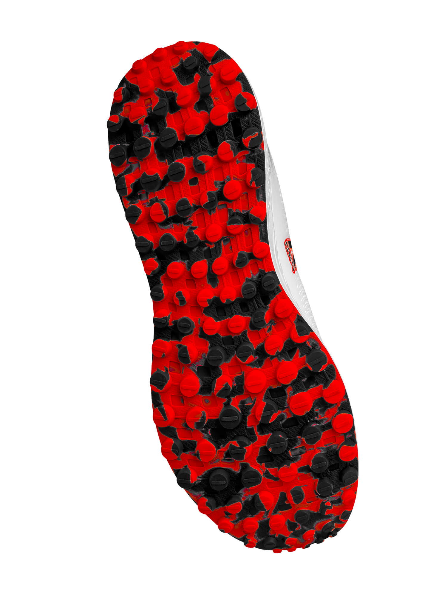 CA Pro Boost Rubber Cricket Shoes (Red) - 2025