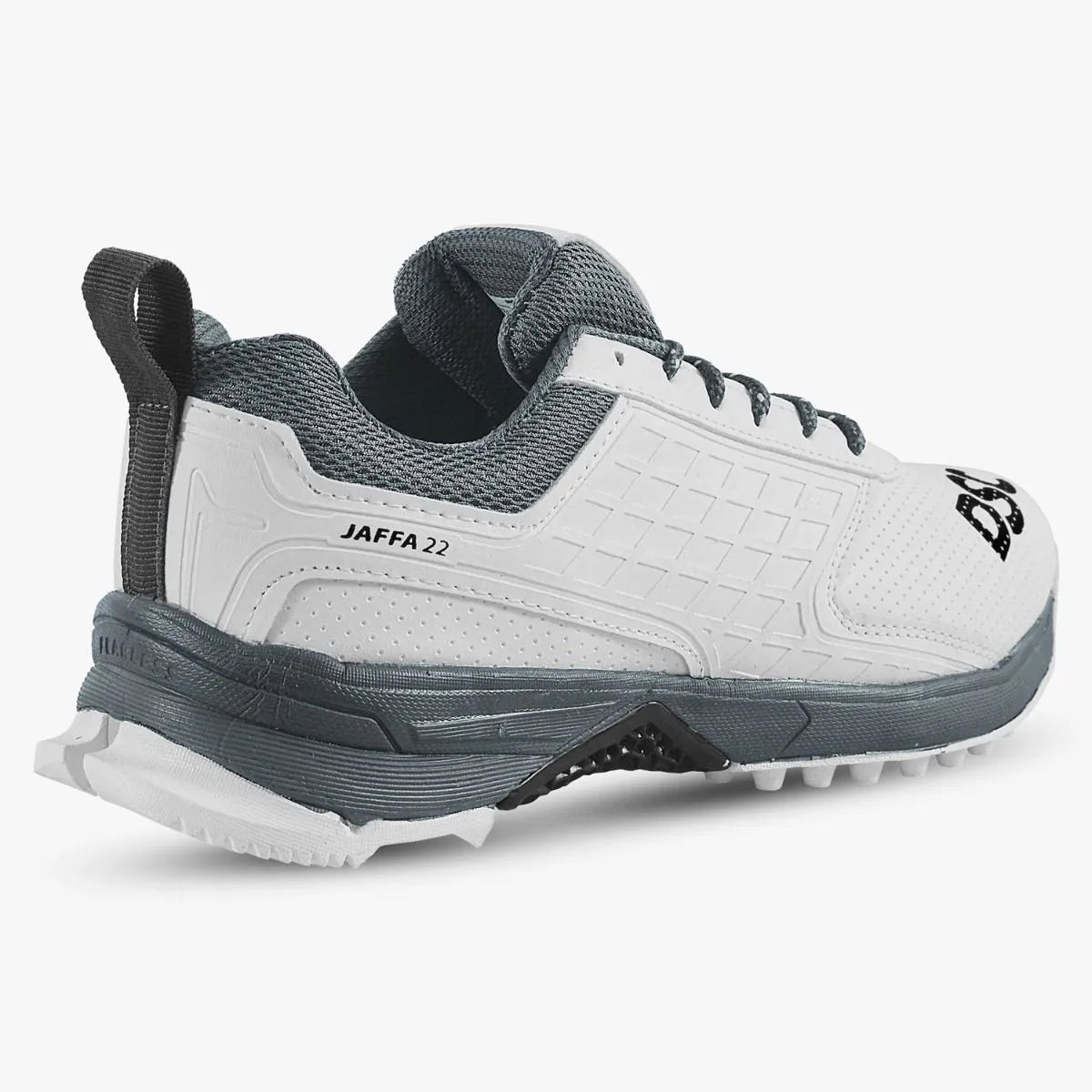 DSC Jaffa 22 Cricket Shoes - White/Gray (2026)
