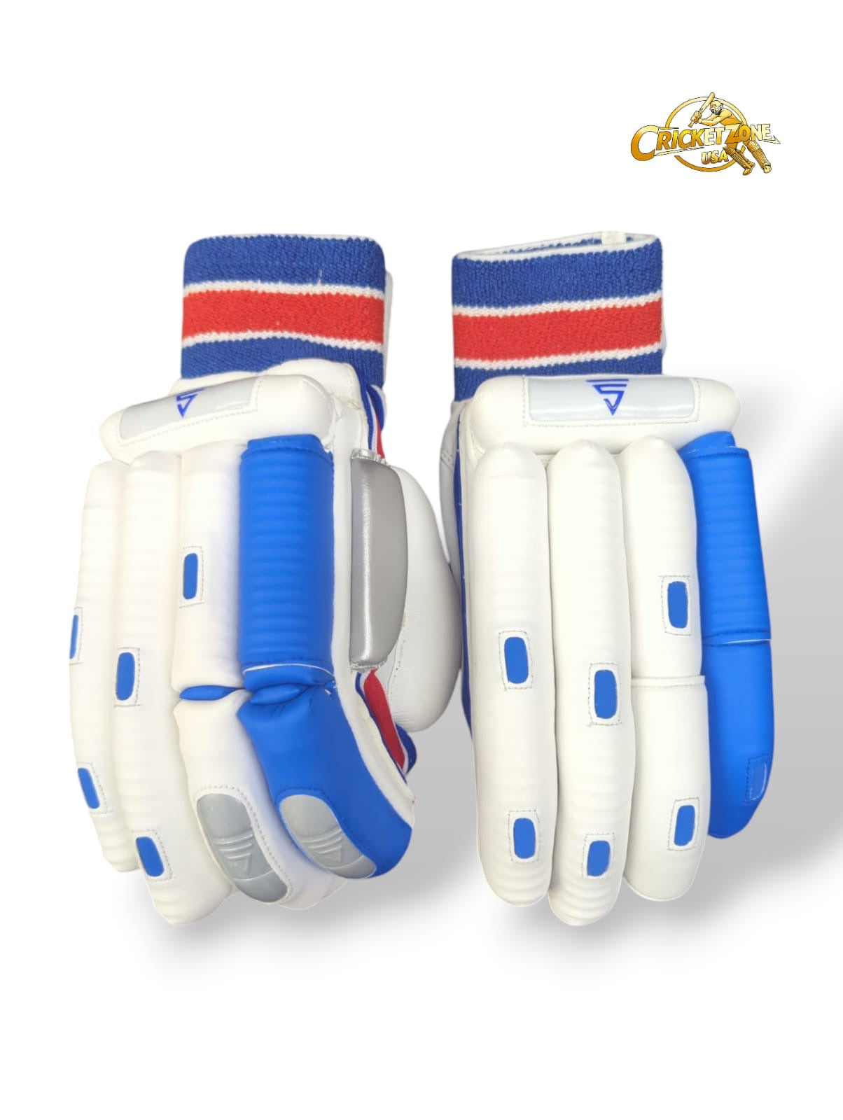 Versant Goat Series Batting Gloves - 2025 (White, Red, & Blue)