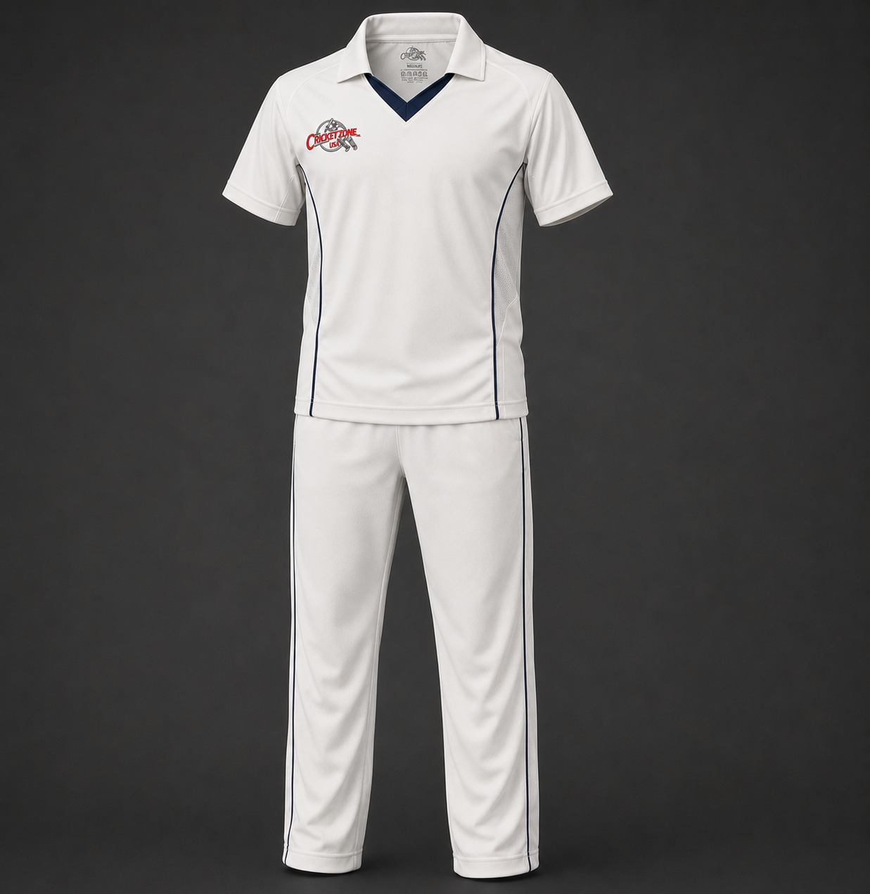CricketZoneUSA White Cricket Uniform - 2026