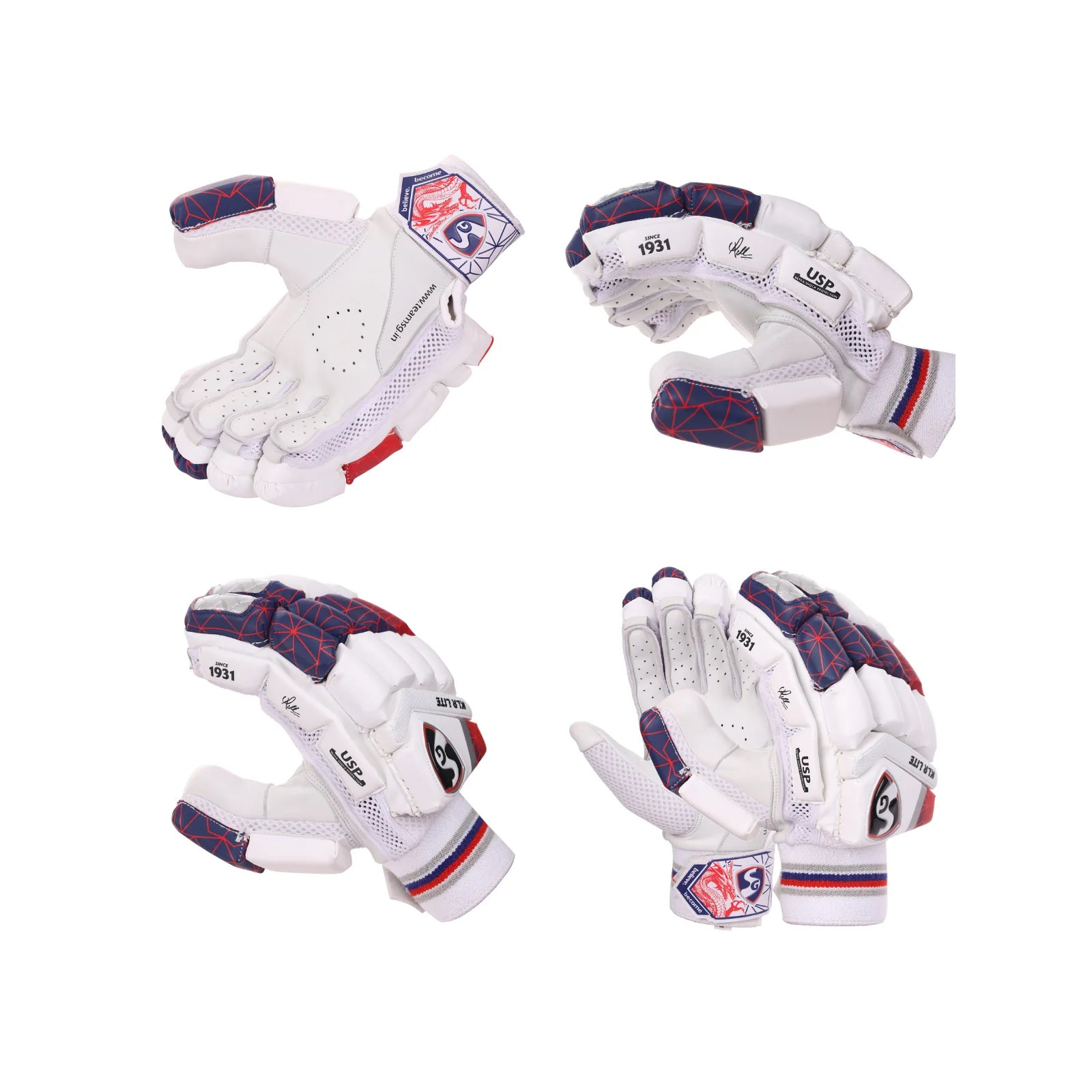 SG KLR Lite Mens Batting Gloves - 2025