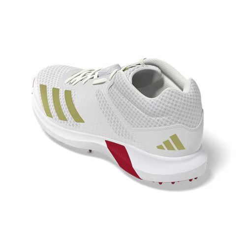 Adidas Vector Mid Gold Metallic SS25 Cricket Shoes - 2025