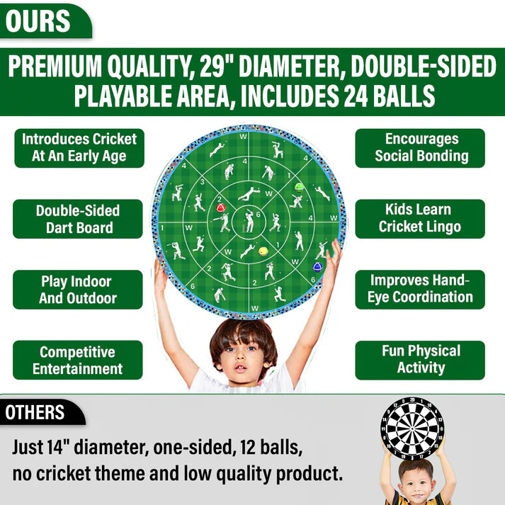 Cricbaby Cricket Dart Game