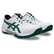 Asics Gel-Peake 3 Rubber Cricket Shoes - White/Green (2026)