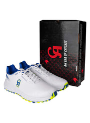 CA Pro Boost Rubber Cricket Shoes (Blue/Green) - 2025