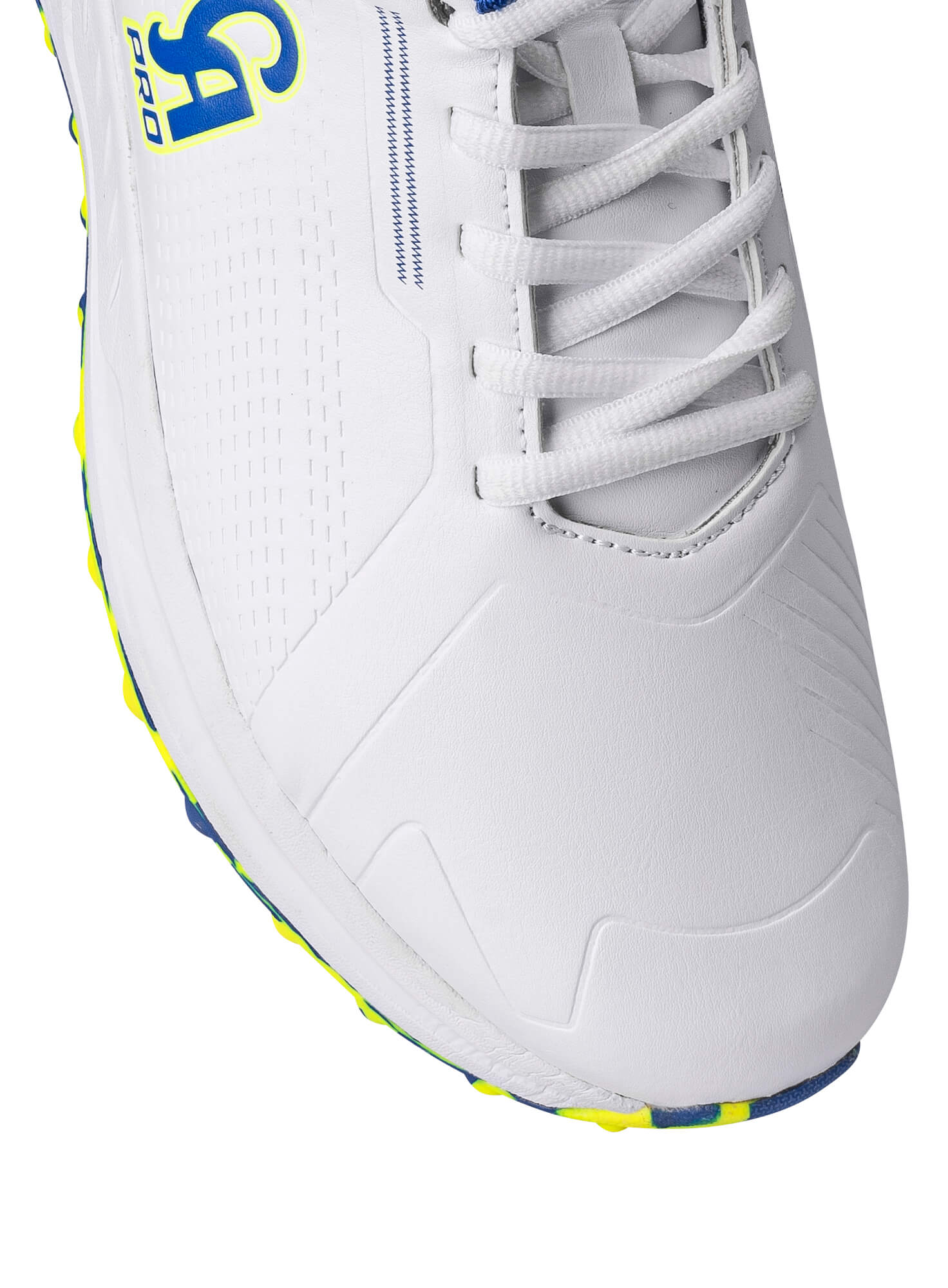 CA Pro Boost Rubber Cricket Shoes (Blue/Green) - 2025