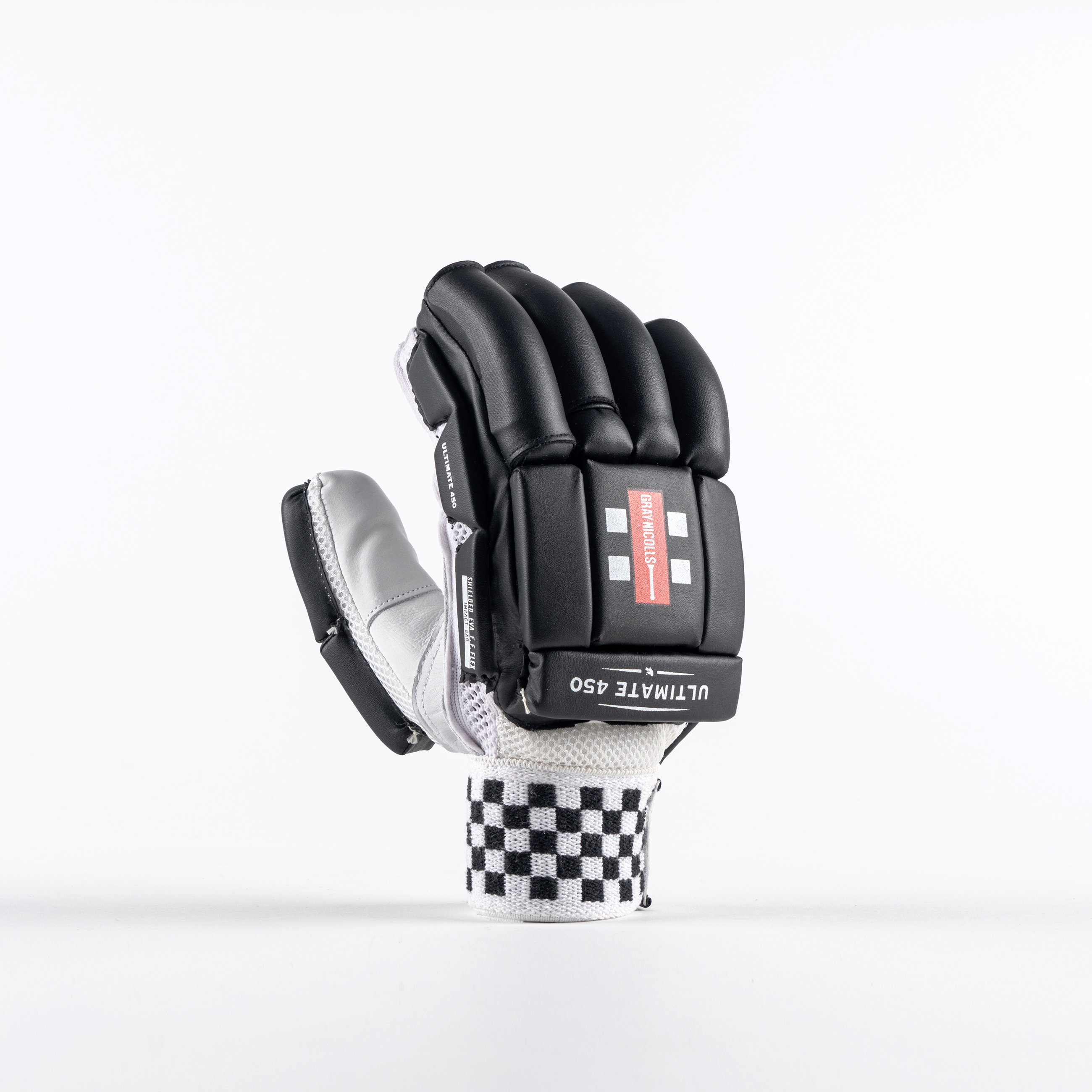 Gray Nicolls Ultimate 450 Black Batting Gloves - 2025