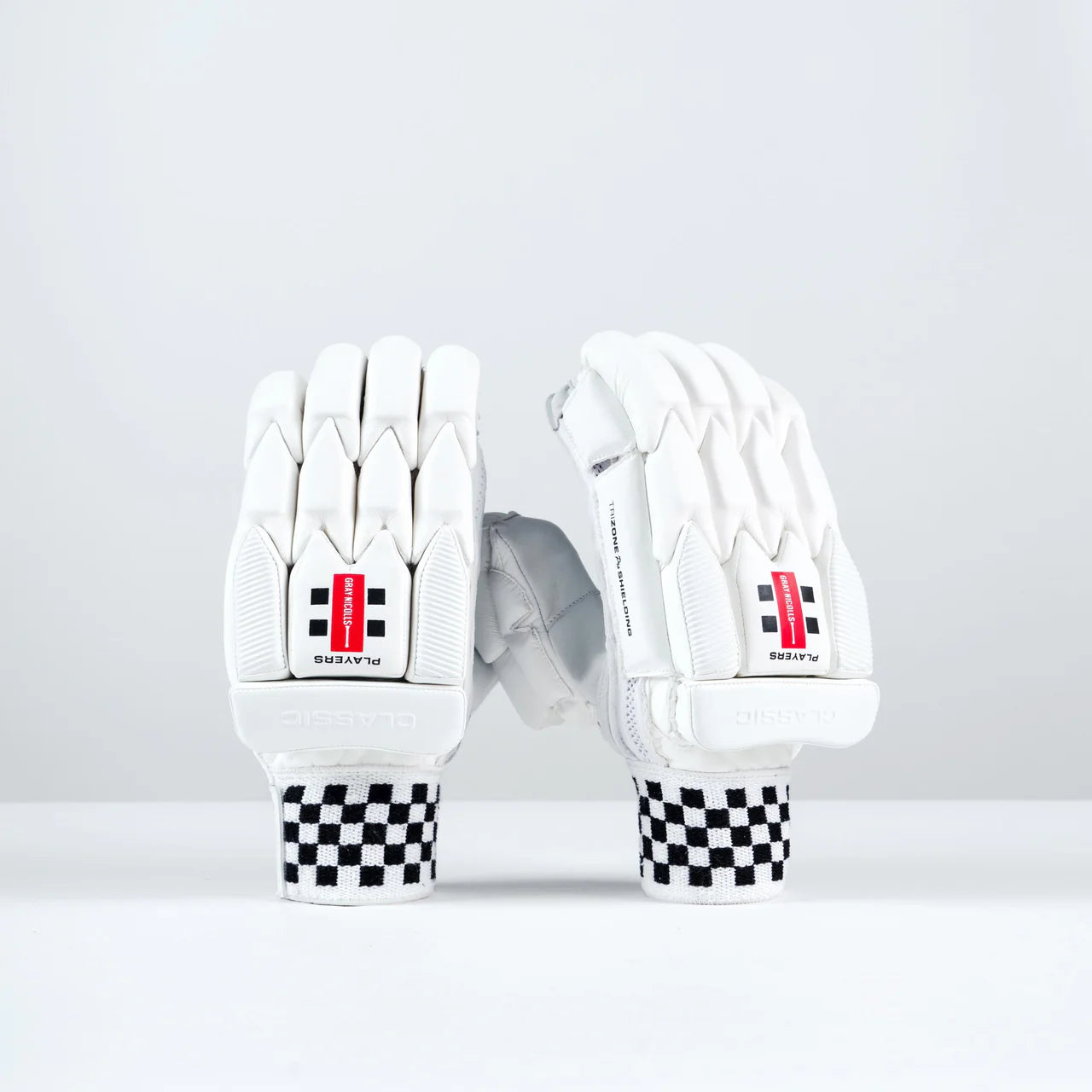 Gray Nicolls Classic Players Edition Batting Gloves - 2025 (Full White)