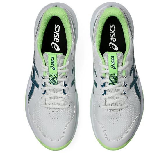 Asics Gel-Peake 3 Rubber Cricket Shoes - White/Dark Teal (2026)