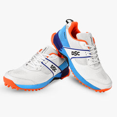 DSC Jaffa Neo Rubber Cricket Shoes - 2025 (Royal-Orange-White