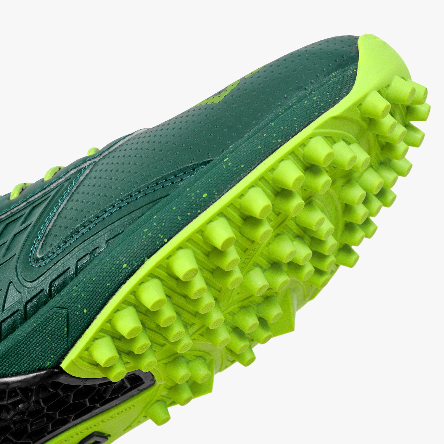 DSC Jaffa 22 Rubber Cricket Shoes - 2025 (Army Green-Lime)