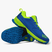 DSC Jaffa 22 Rubber Cricket Shoes - 2025 (Blue/Lime)
