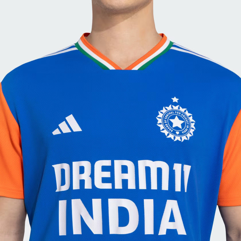 India Cricket ICC T20 International Authentic Fan Jersey - 2024