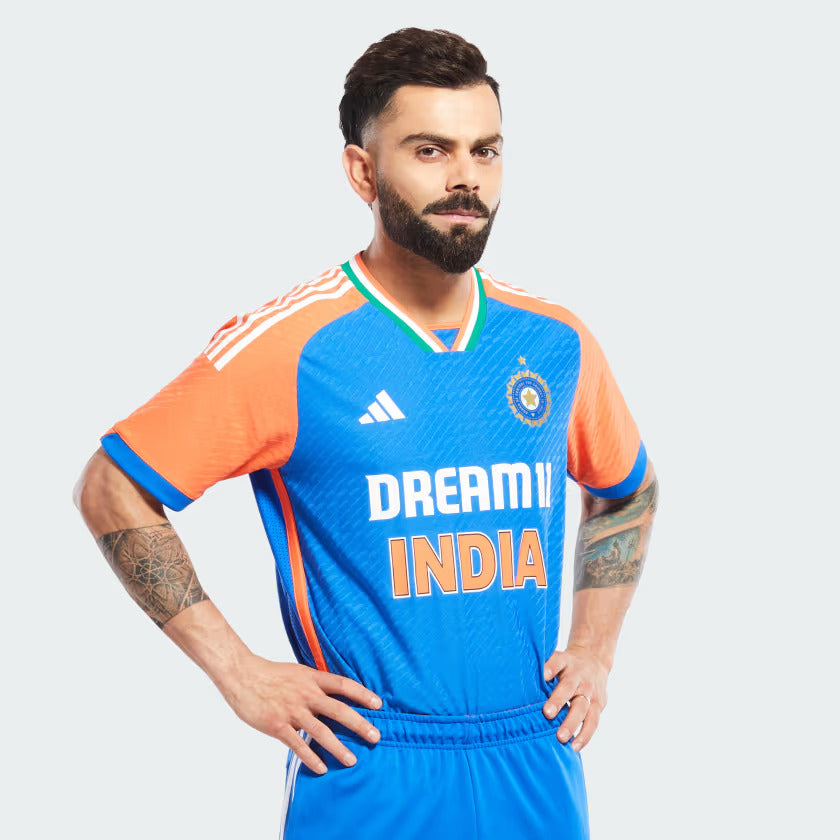 India Cricket ICC T20 International Authentic Players Jersey - 2024