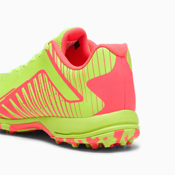 PUMA 22 FH RUBBER CRICKET SHOES -  Pro Green-Fire Orchid