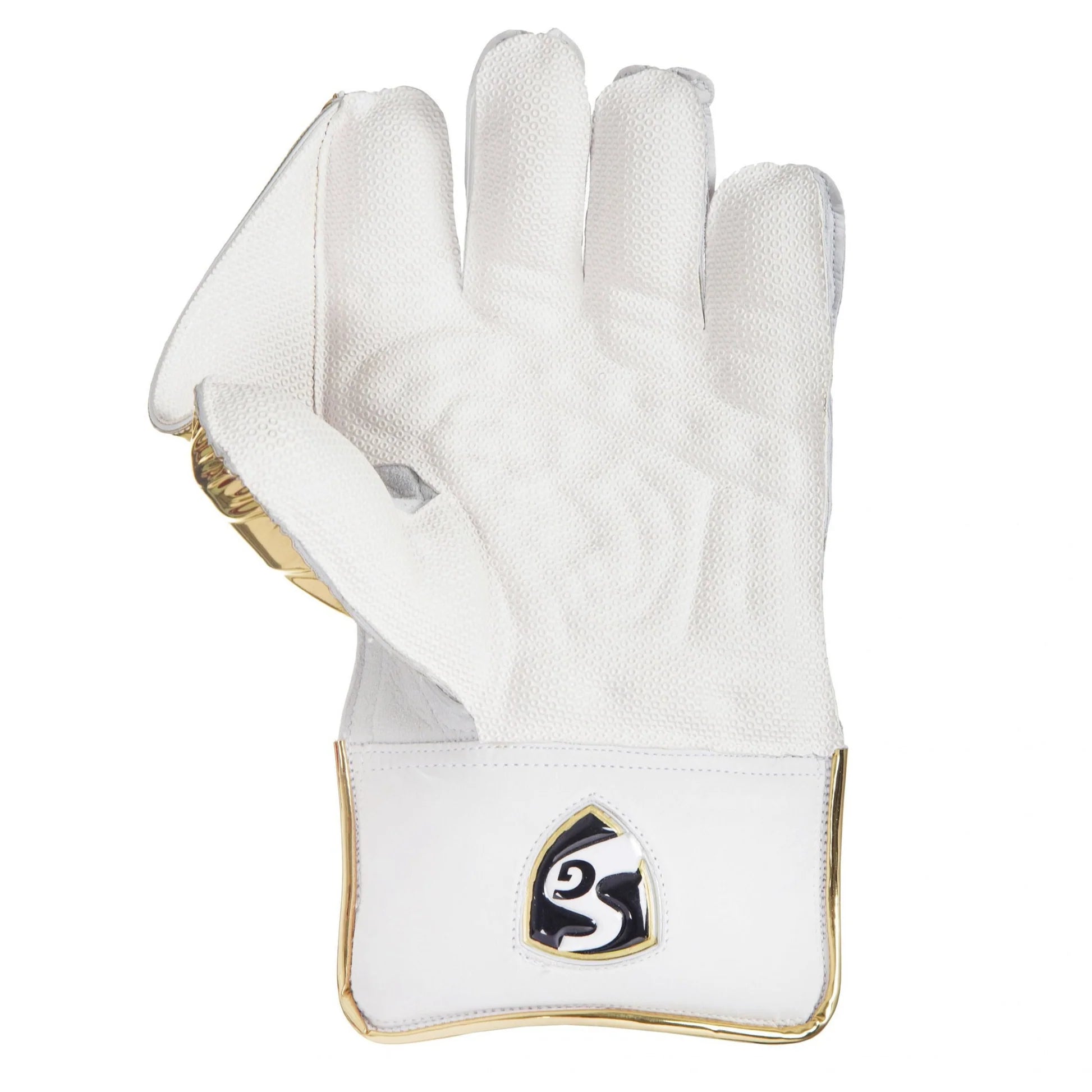 SG Hilite Full White Wicket Keeping Gloves - 2024