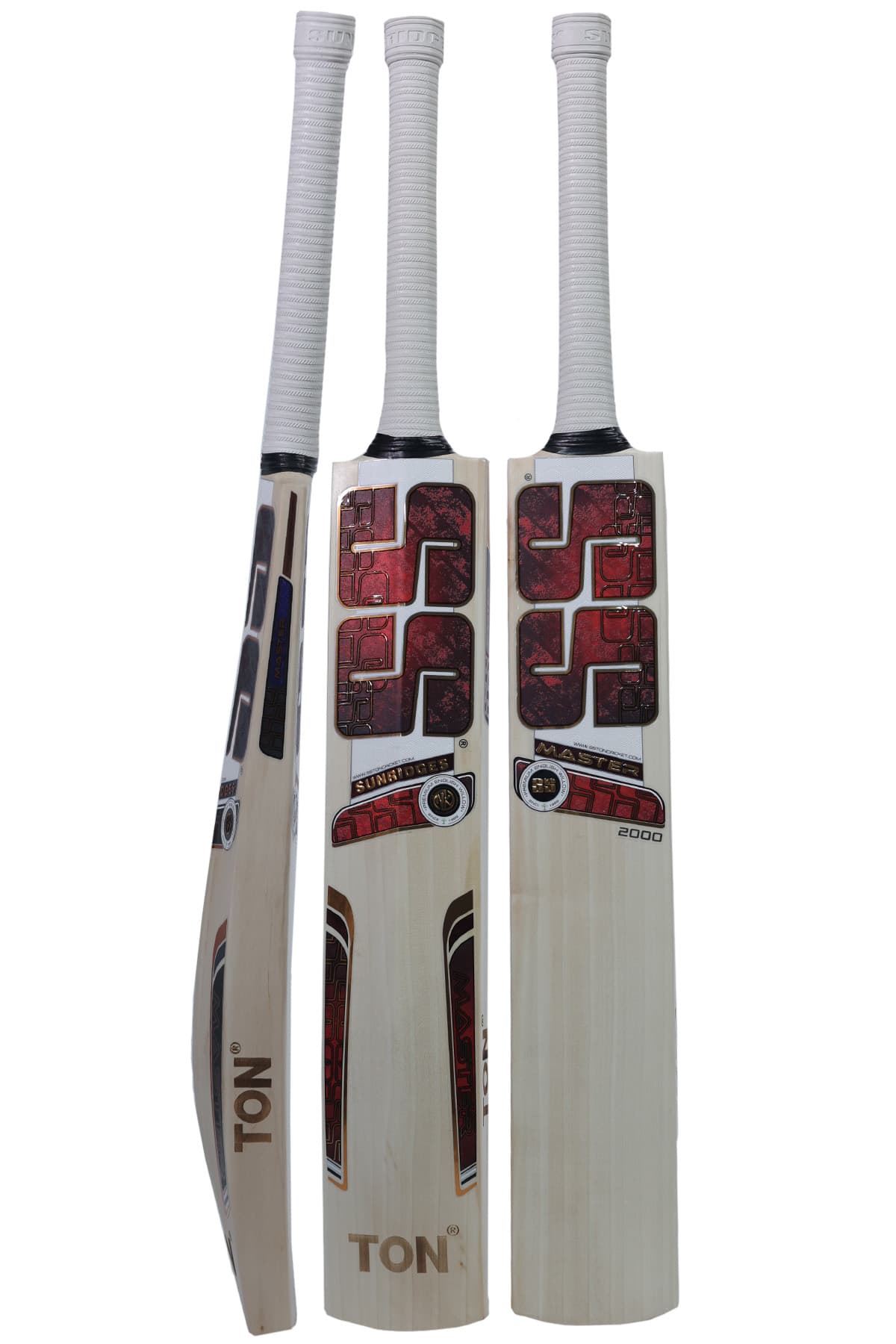 SS Master 2000 English Willow Cricket Bat - 2025