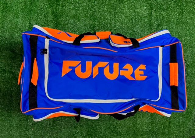 Puma Future 1 Cricket Wheelie Trolley Bag - Royal Blue/Orange
