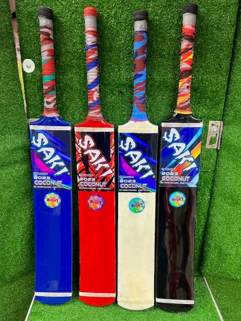 SAKI Sri Lanka Coconut Players Edition Tape Ball Bats - 2023