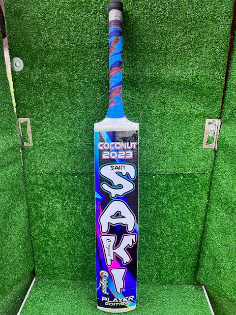 SAKI Sri Lanka Coconut Players Edition Tape Ball Bats - 2023