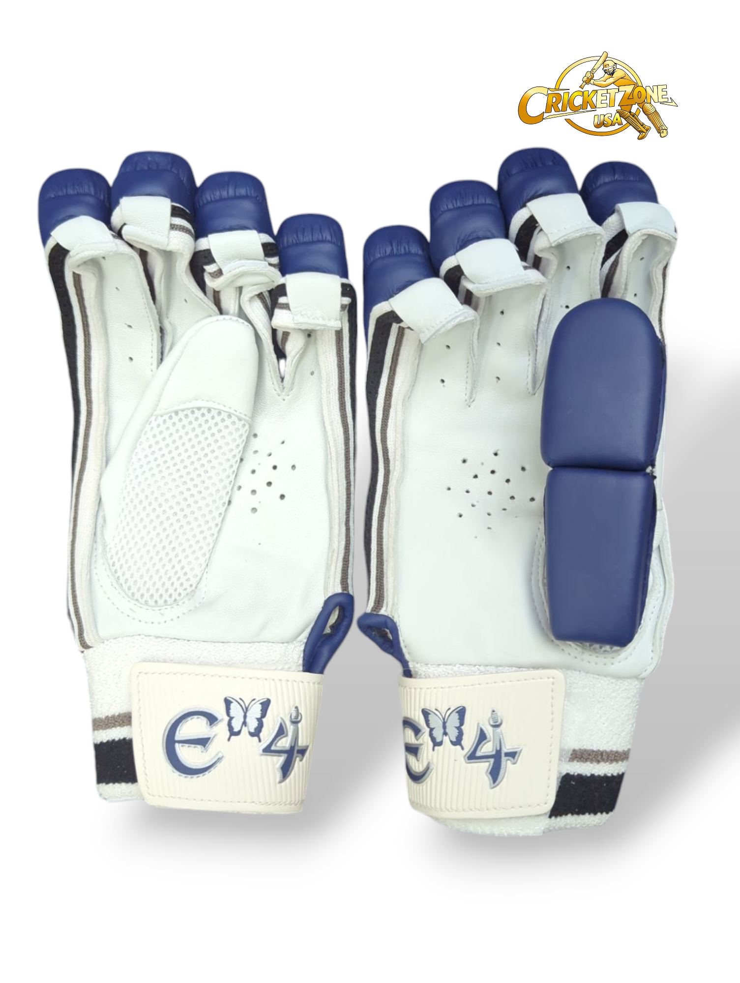 E4 GT 4.0 Navy Batting Gloves - 2025