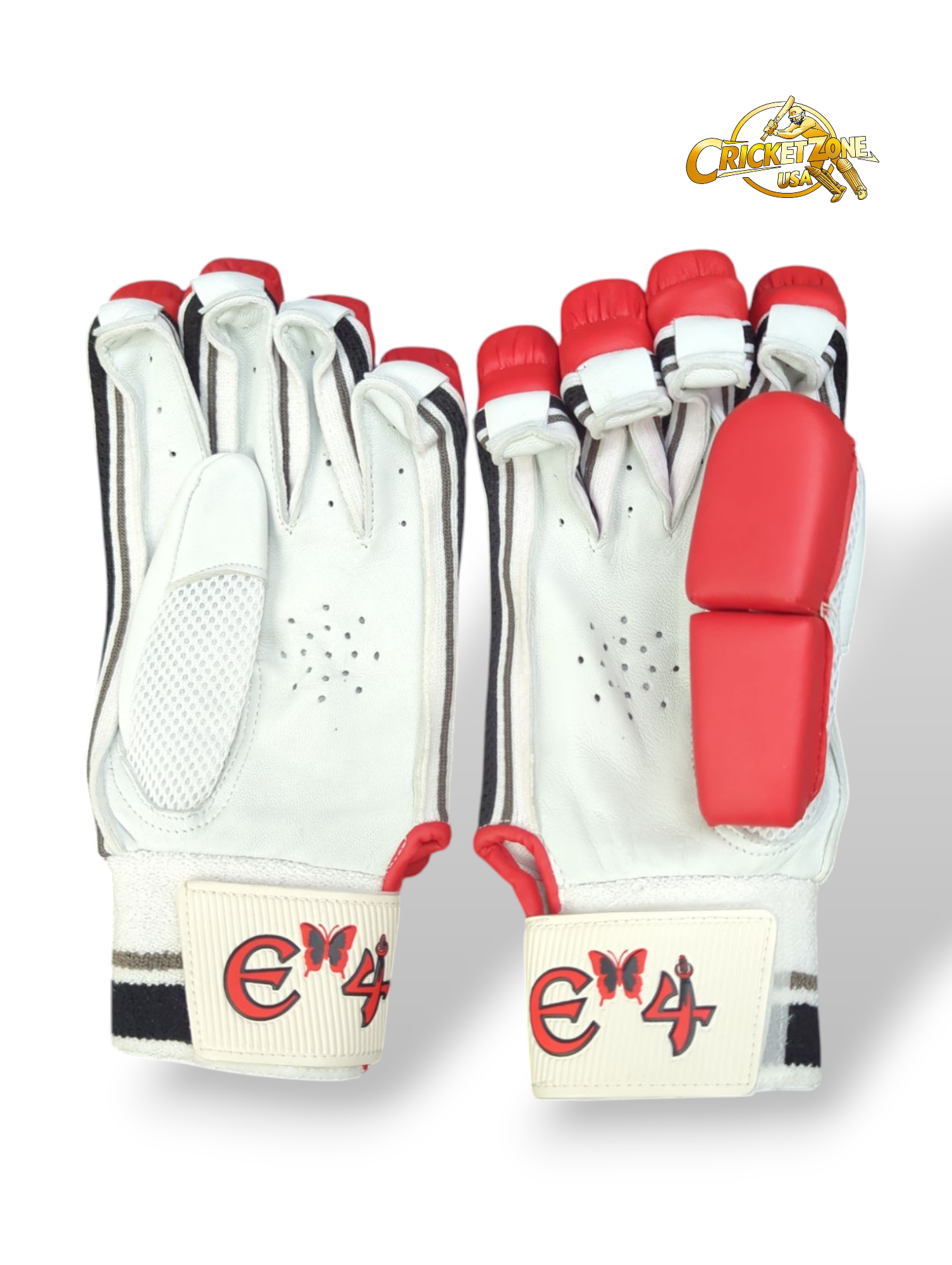 E4 GT 4.0 Red Batting Gloves - 2025