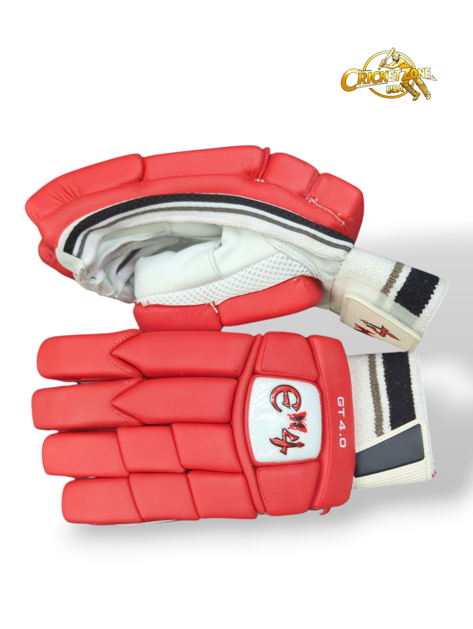 E4 GT 4.0 Red Batting Gloves - 2025