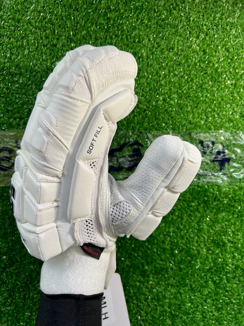 SS Limited Edition Full White Batting Gloves - 2025