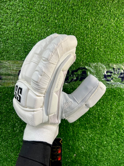 SS Super Test Full White Batting Gloves - 2026