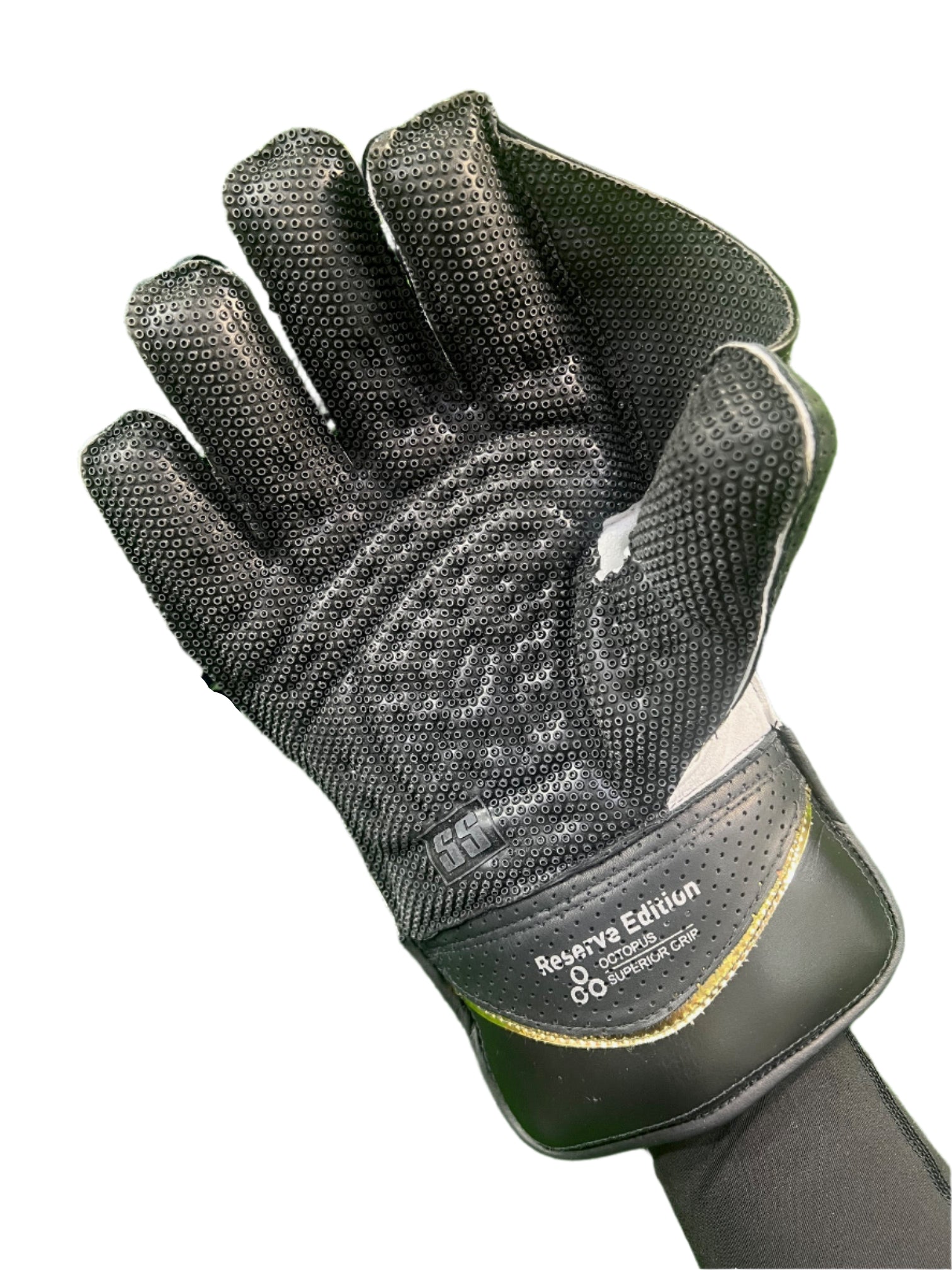 SS Reserve Edition Full Black  Wicket Gloves - 2025