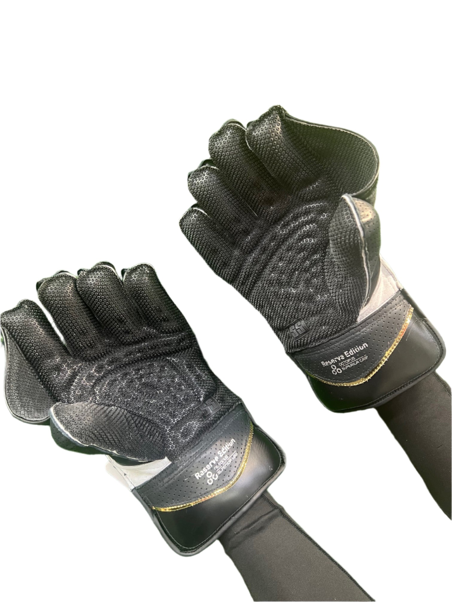 SS Reserve Edition Full Black  Wicket Gloves - 2025