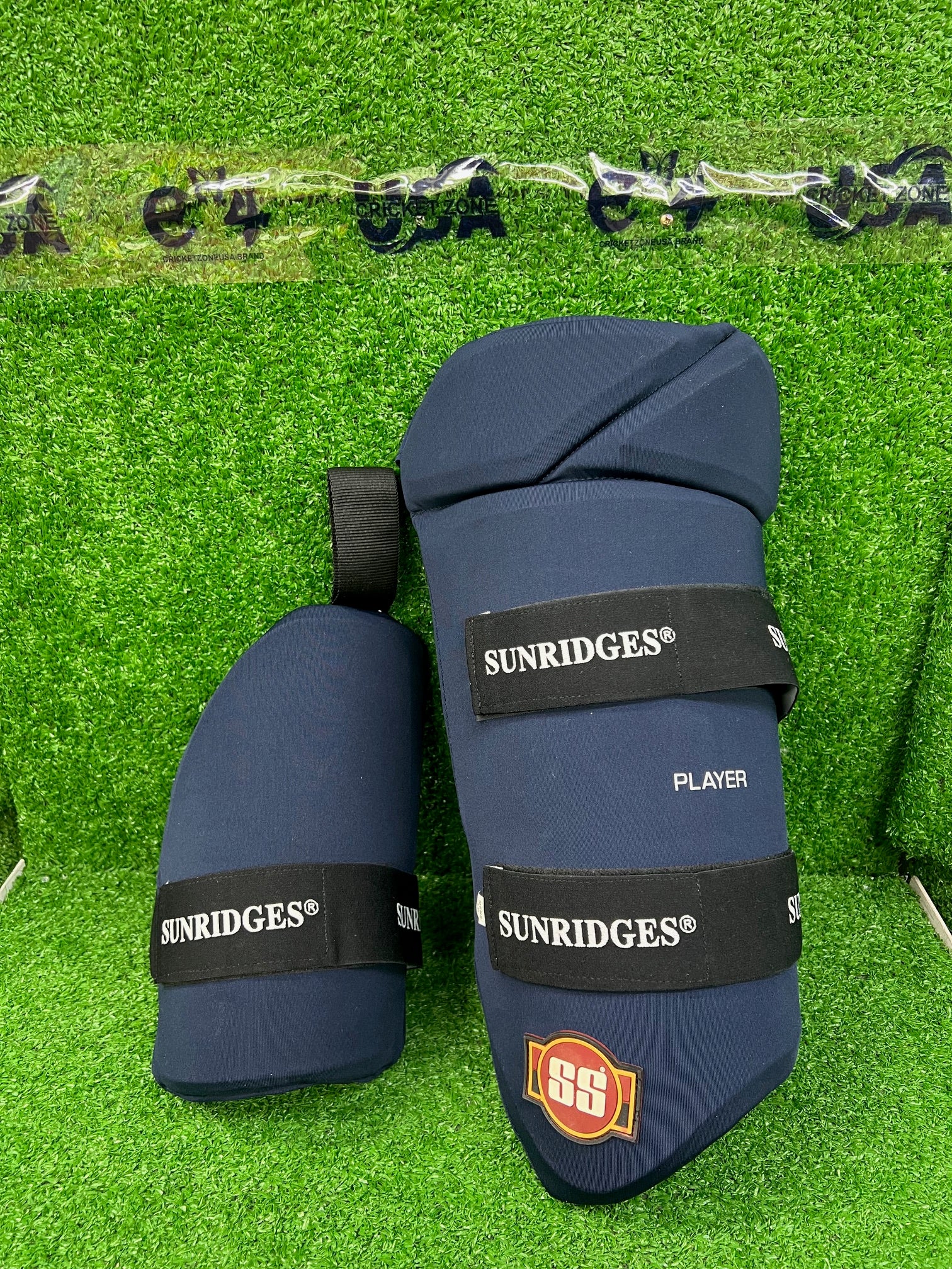 SS Players Combo Thigh Guard Navy Blue - 2024