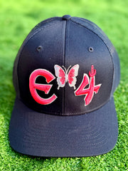 E4 Trucker Hat - Navy Blue & Pink (2026)