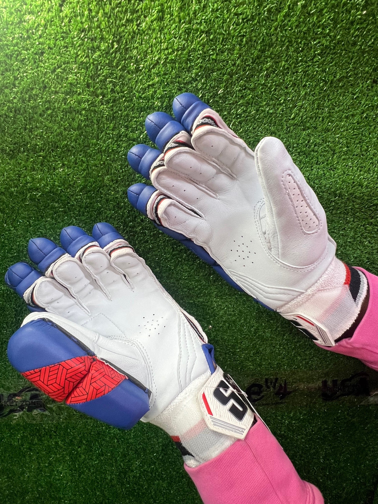 SS Super Test IPL Colored Batting Gloves