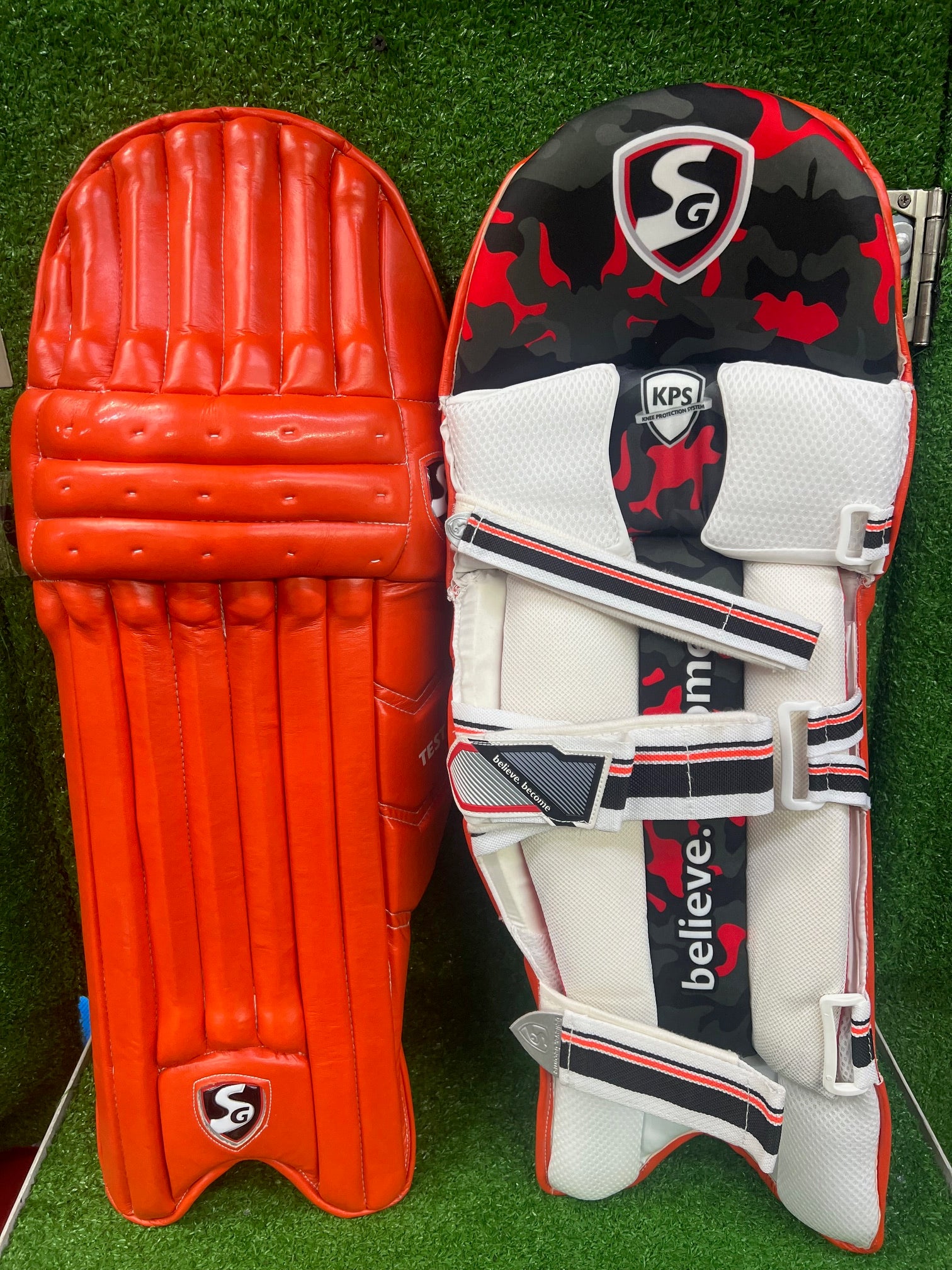 SG Test Orange Batting Pad - (Sunrisers Hyderabad IPL Edition)