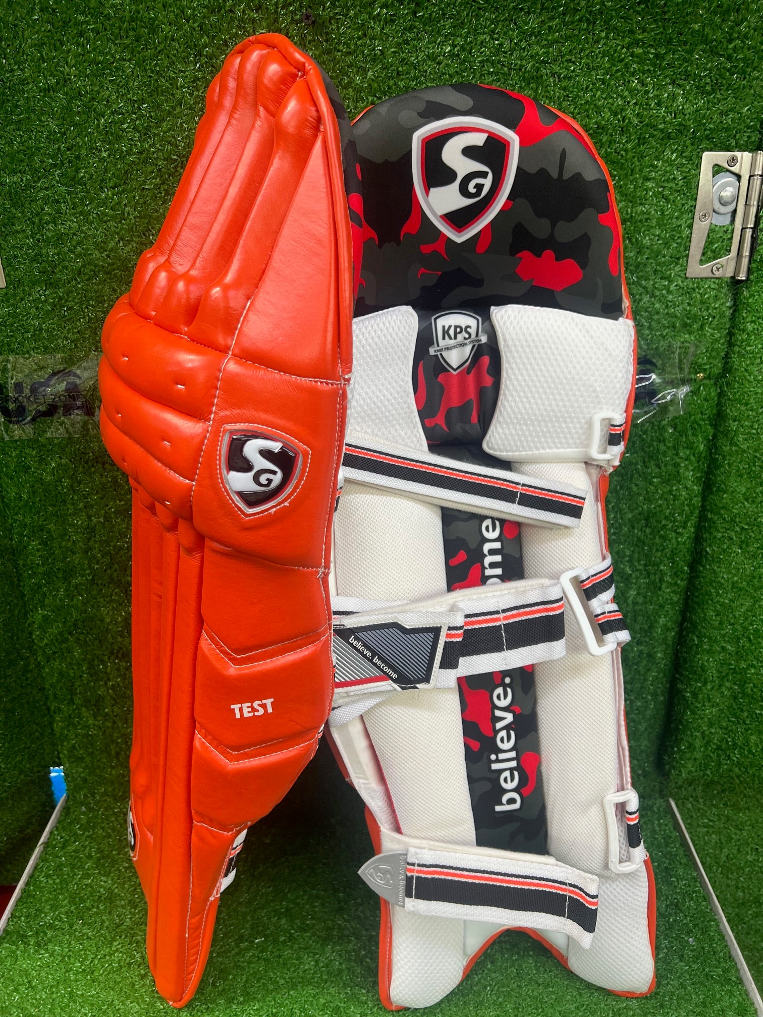 SG Test Orange Batting Pad - (Sunrisers Hyderabad IPL Edition)