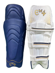 E4 Players Edition Navy Blue and Gold Batting Pad