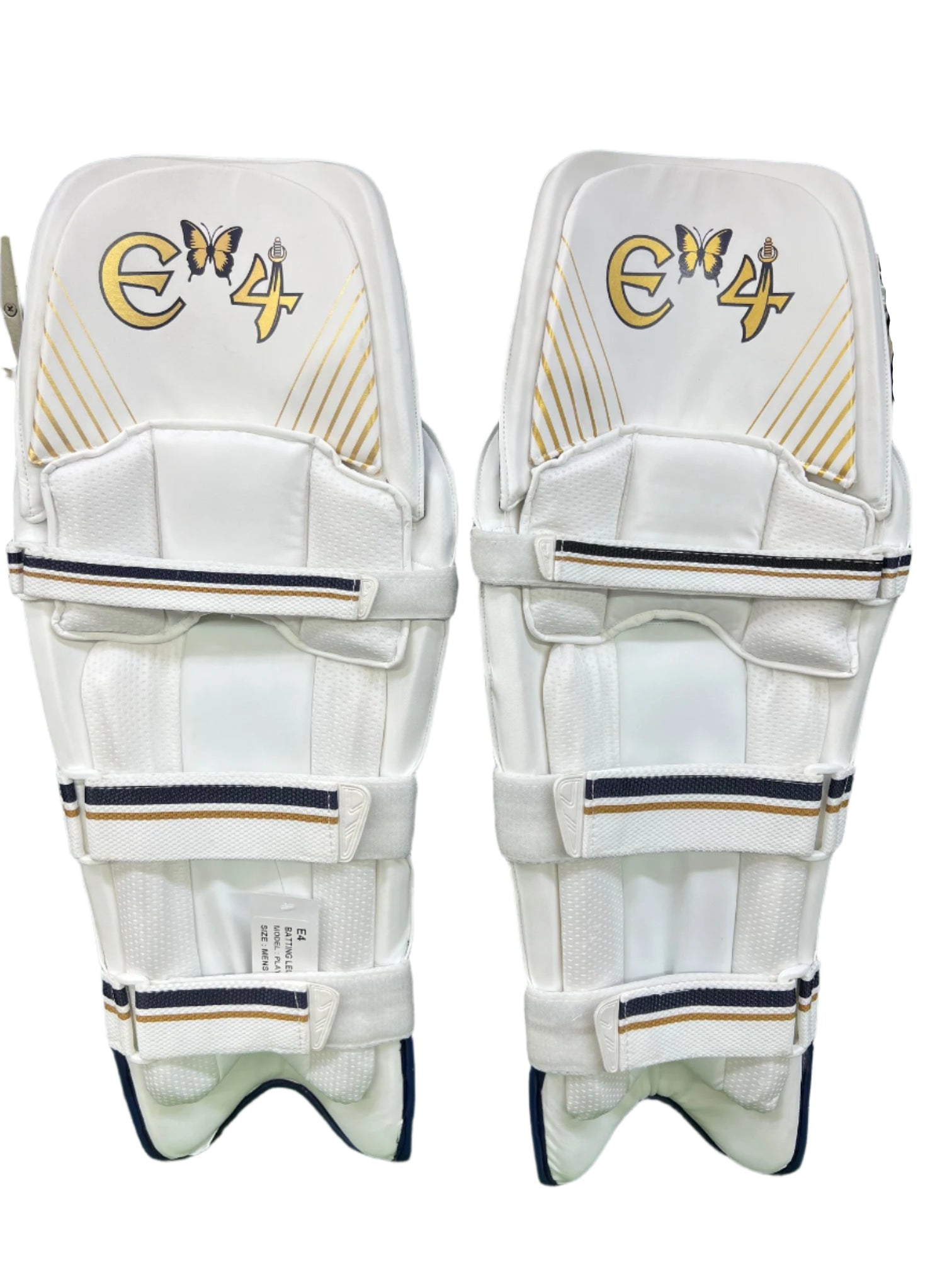 E4 Players Edition Navy Blue and Gold Batting Pad