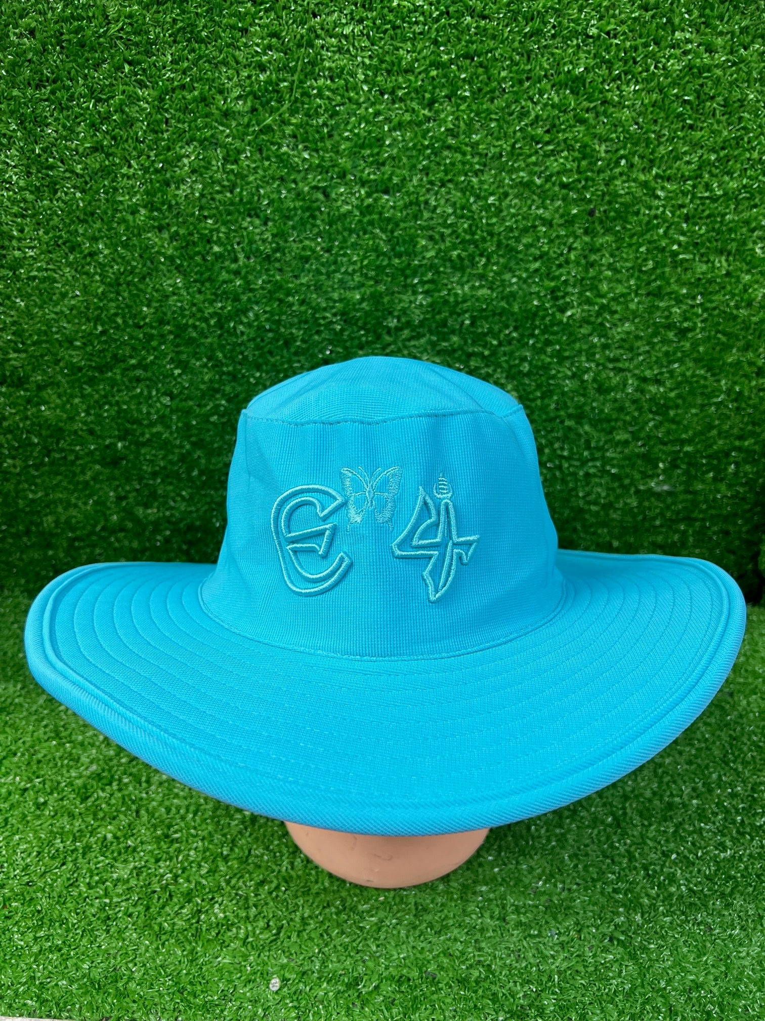 E4 Teal Cricket Sun Hat - 2024