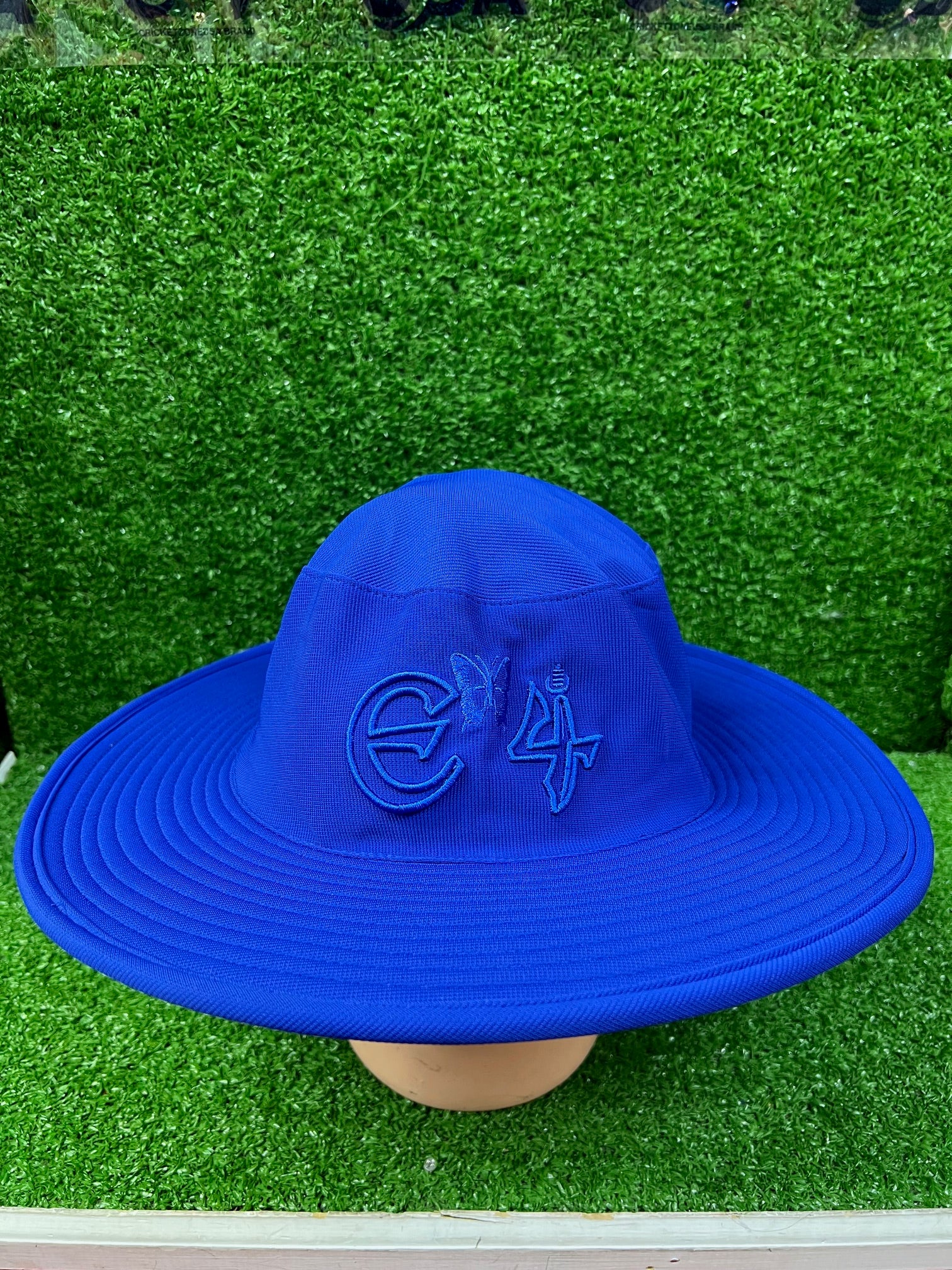 E4 Royal Blue Cricket Sun Hat - 2024