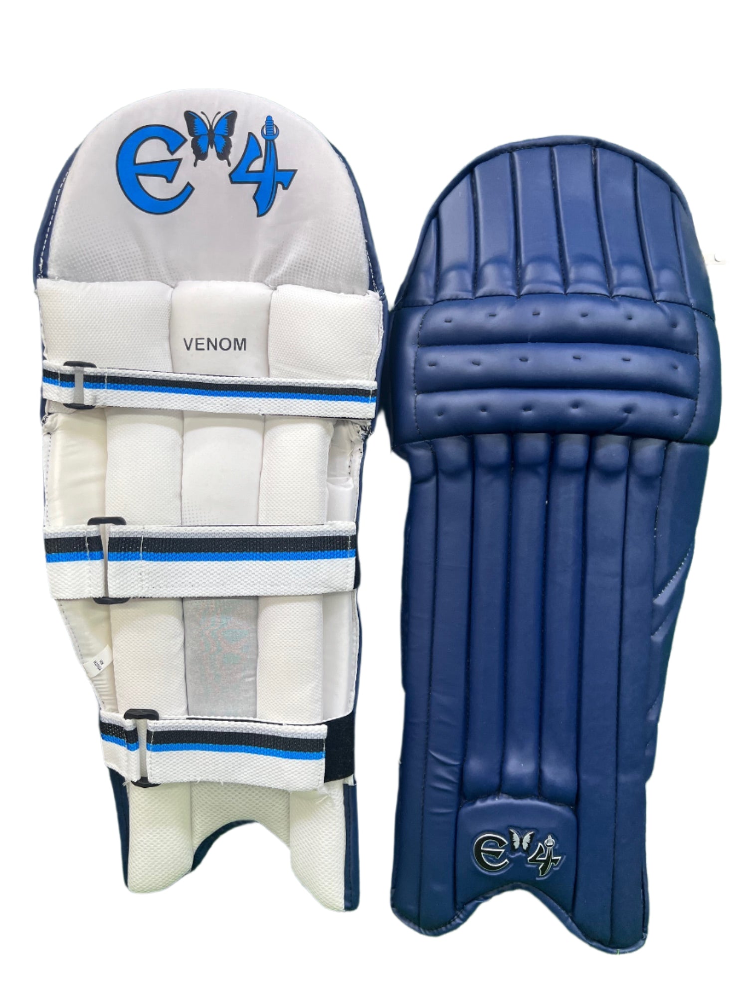E4 Venom Navy Blue Batting Pad - 2025